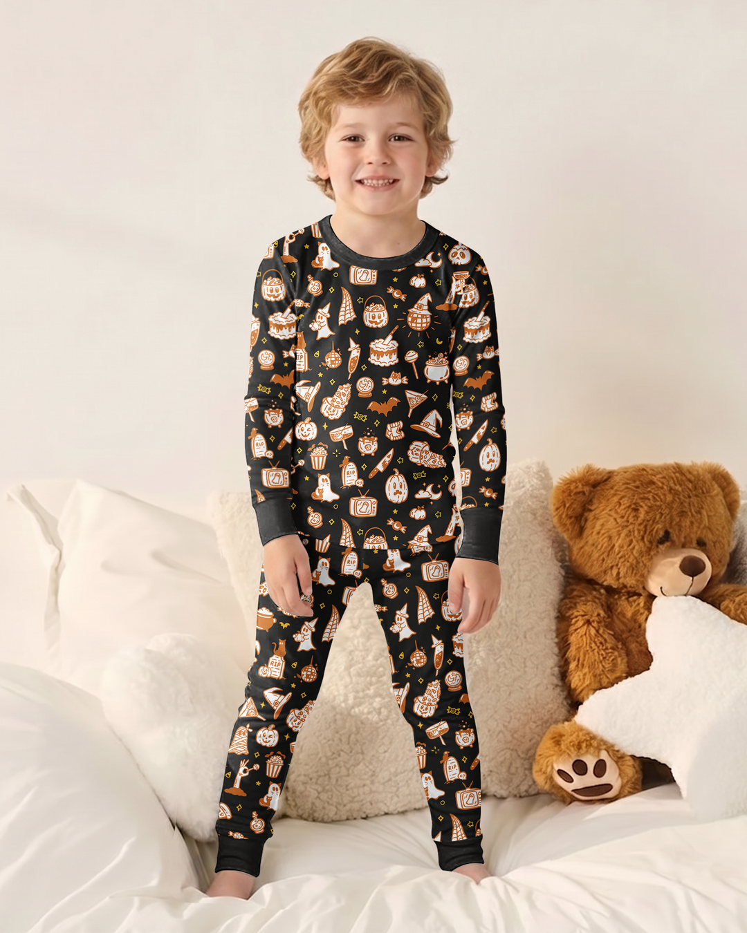 Spooky Season Bamboo Two Piece Long Sleeve Pajama Set