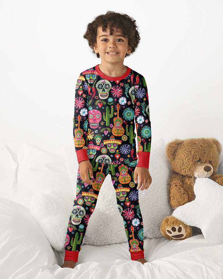 Mi Calaverita Bamboo Two Piece Long Sleeve Pajama Set
