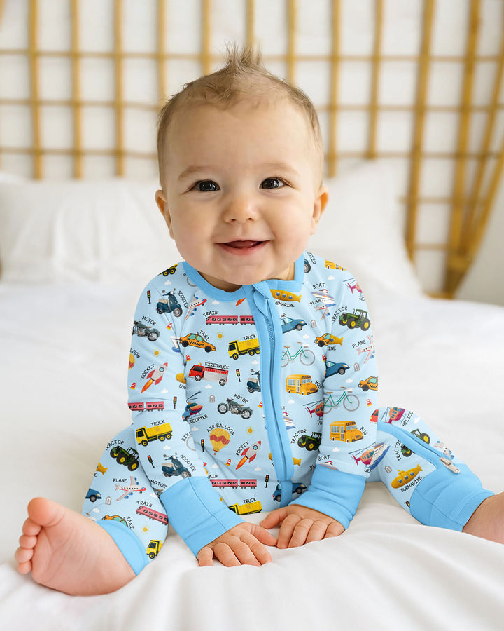Gerippte Babykleidung mit individuellem Foto - Weich &amp; Skizzenhaft