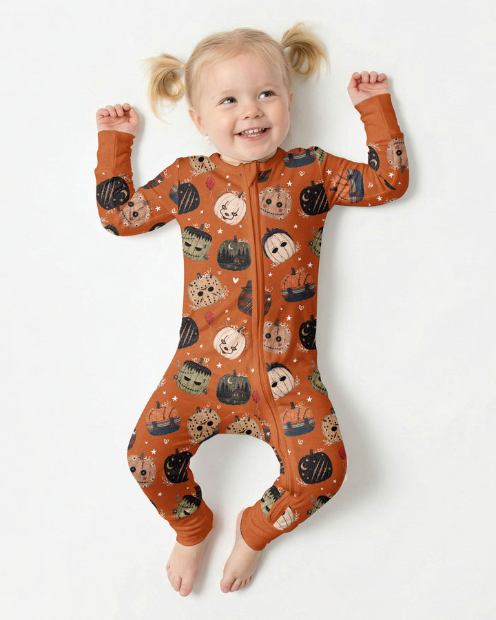 Spooky Slasher Pumpkins Bamboo Convertible Zippy