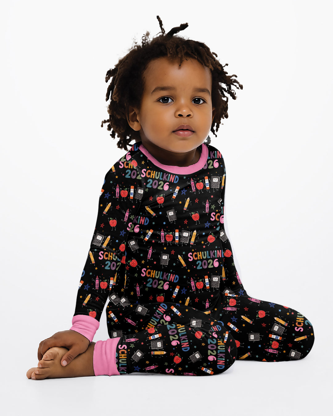 Conjunto de pijama de dos piezas de bambú de manga larga