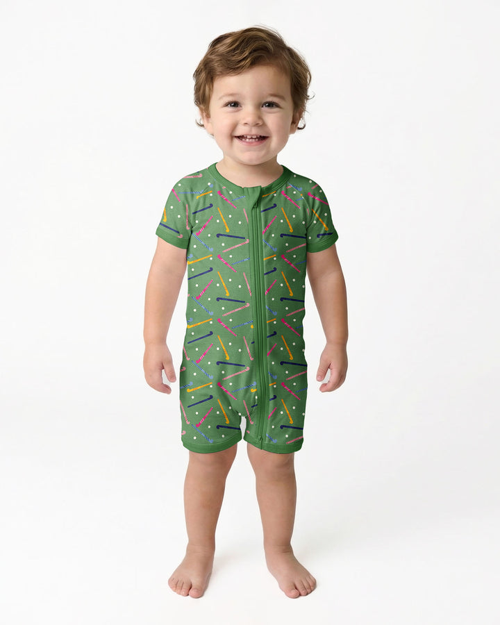 Field Hockey Fun Bamboo Shorty Zippy