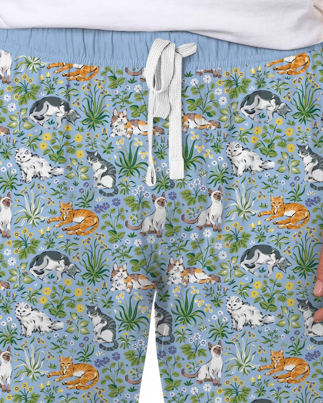 Kitten Garden Family Matching Men's Pajama Set
