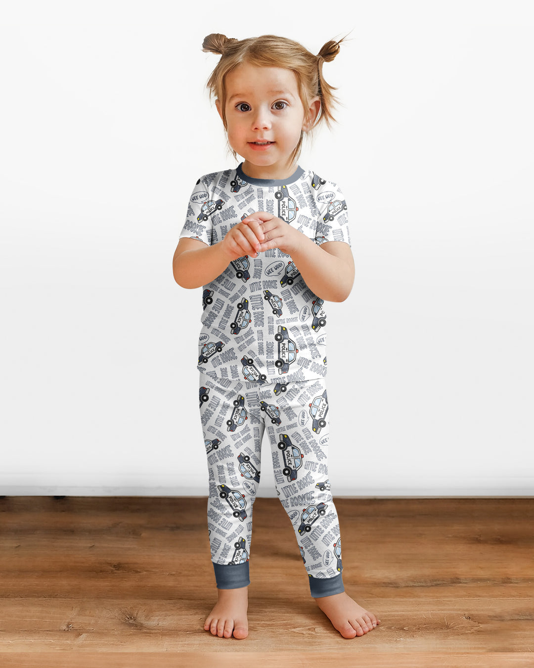 Little Rookie Bamboo Two Piece Short Sleeve Pajama Set