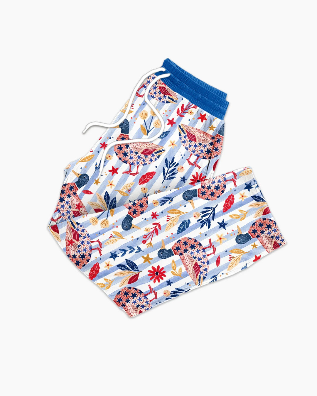 Patriotic Mallard Duck Bamboo Men's Pajama Set