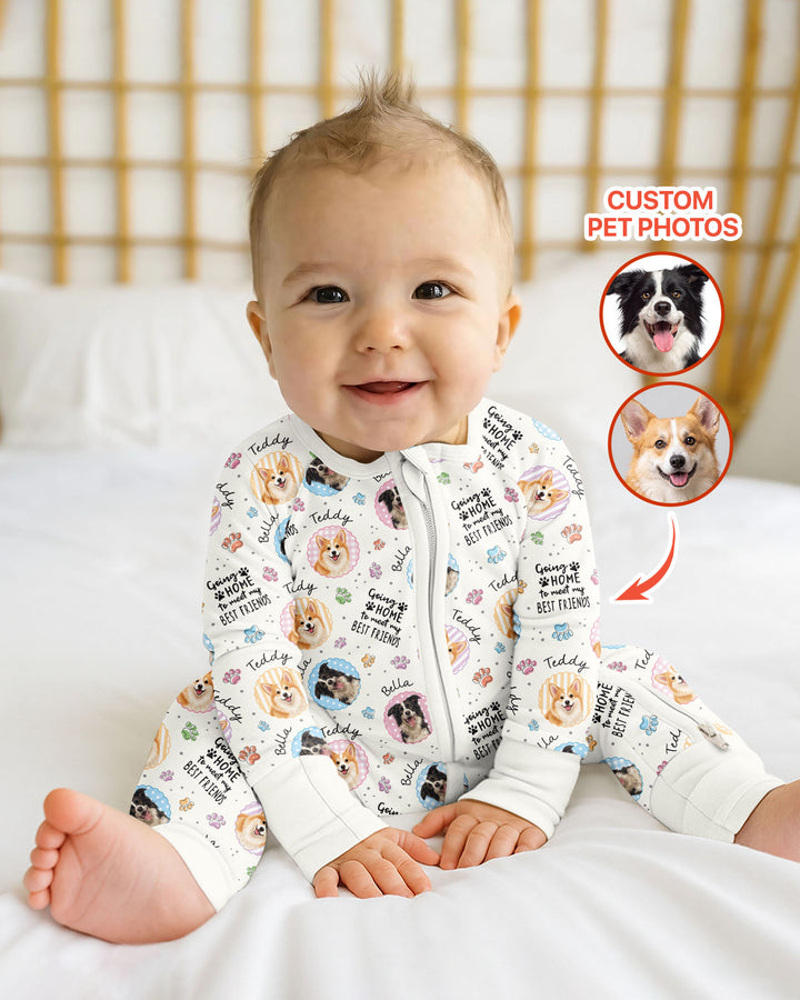 Custom Pet Photo My First Best Friend Bamboo Convertible Zippy
