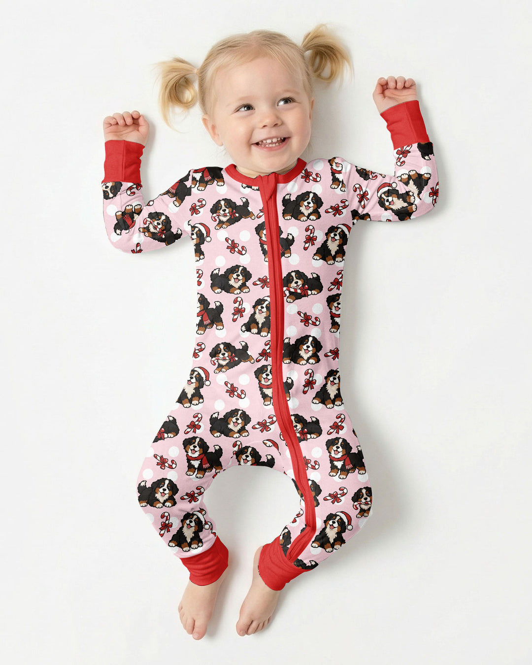 Holiday Bernese Mountain Christmas Dog Bamboo Convertible Zippy