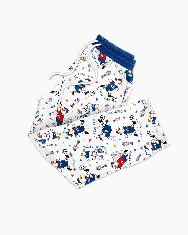 USA Soccer Goose Family Matching Bamboo Men's Pajama Set