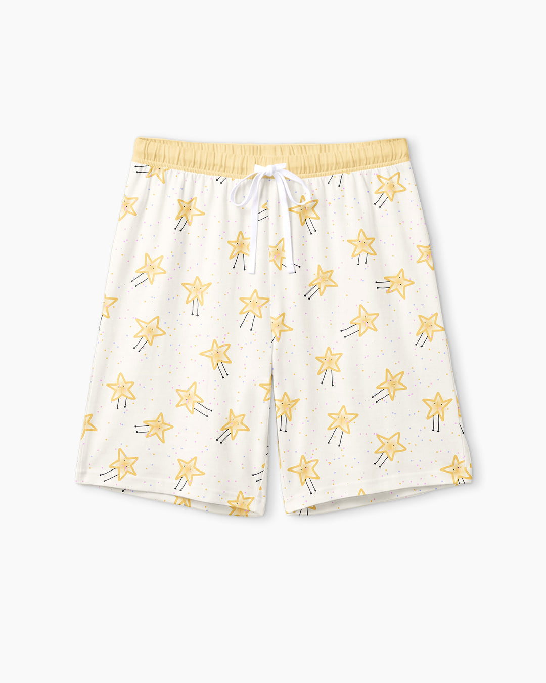 Happy Little Stars Family Matching Bamboo Men Short Sleeve Short Pajama Set