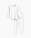 White Bamboo Two Piece Pajama Set