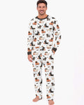 Howl-O-Weenie Dachshund Bamboo Men's Pajama Set