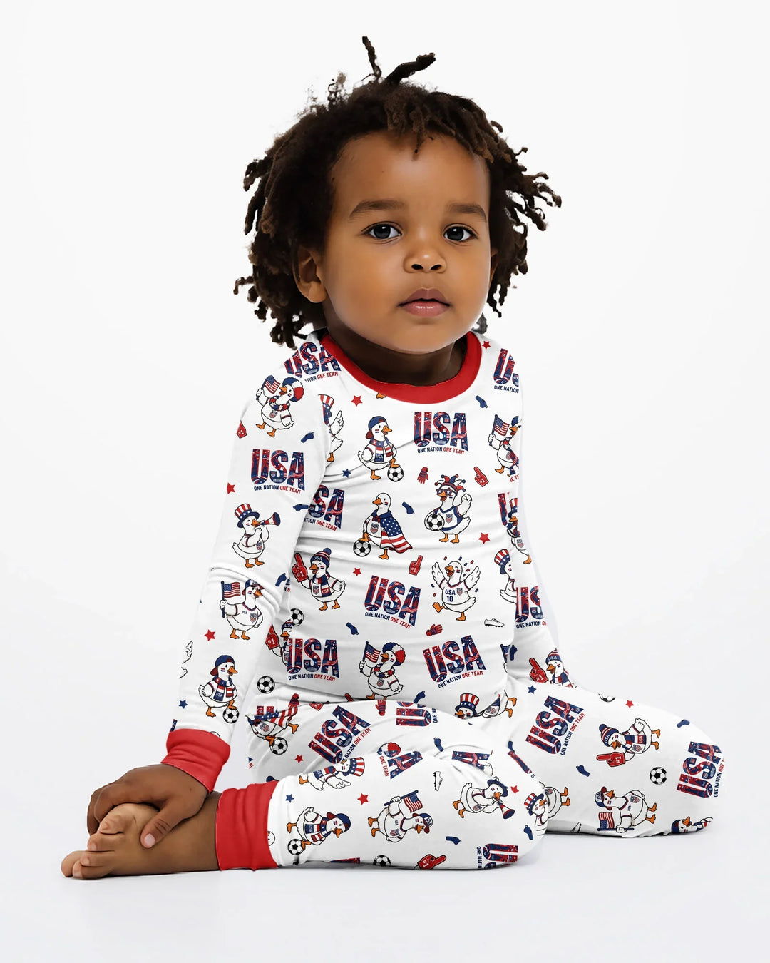 Conjunto de pijama de dos piezas de bambú con mangas largas, plantilla PERSONALIZADA