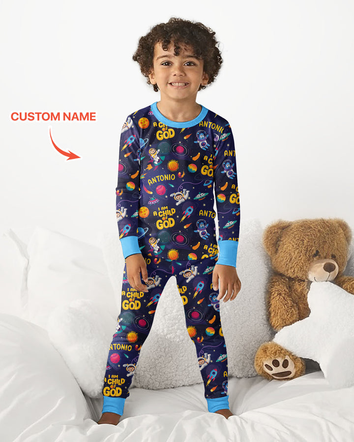 Child Of God Bamboo Two Piece Long Sleeve Pajama Set