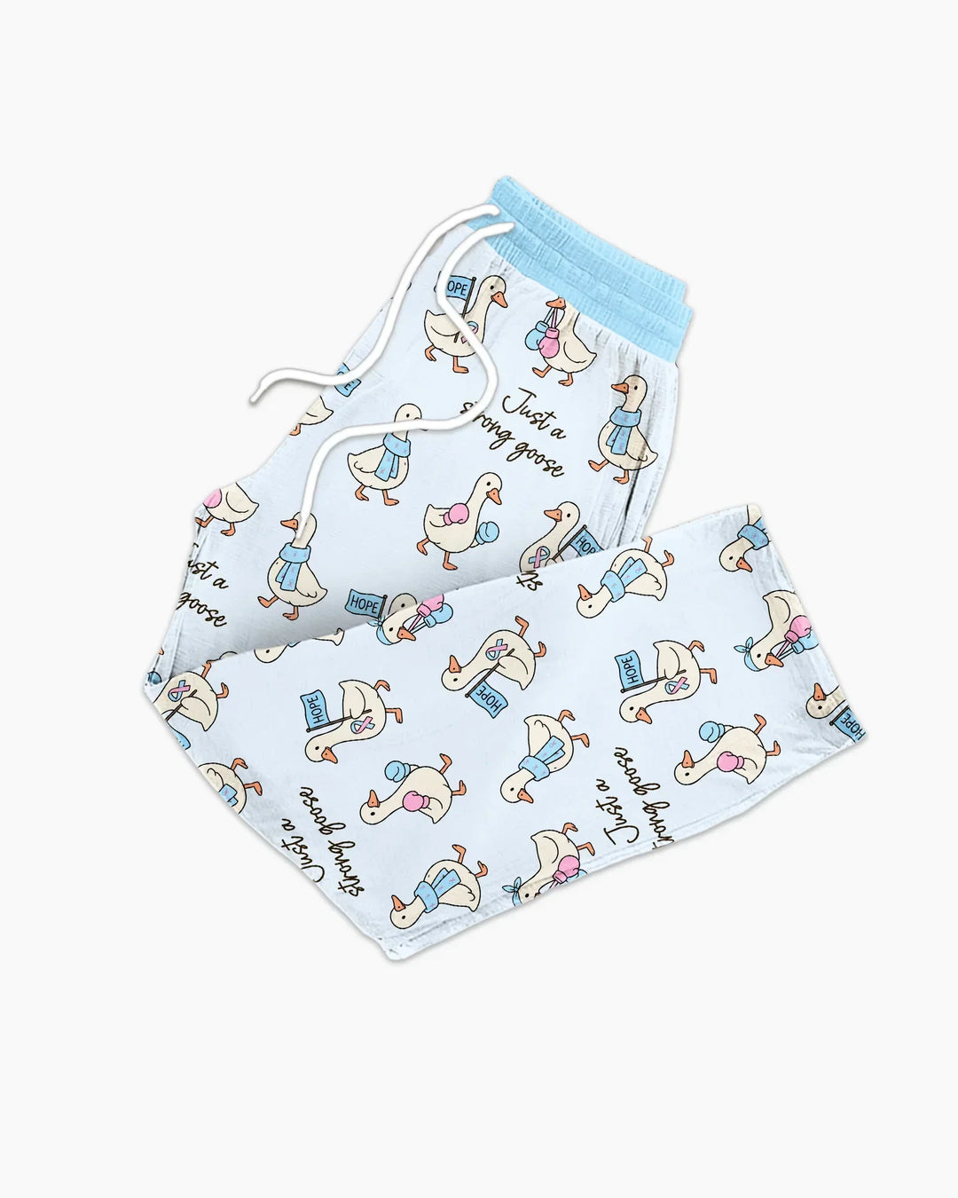 Strong Infertility Fighter Goose  Bamboo Men's Pajama Set