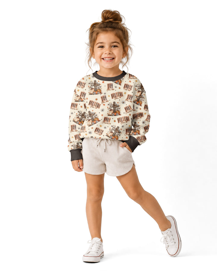 Sweatshirt mit Rundhalsausschnitt aus Bambusfaser