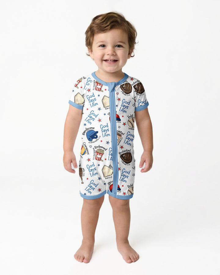 Christian Baseball Bamboo Shorty Zippy