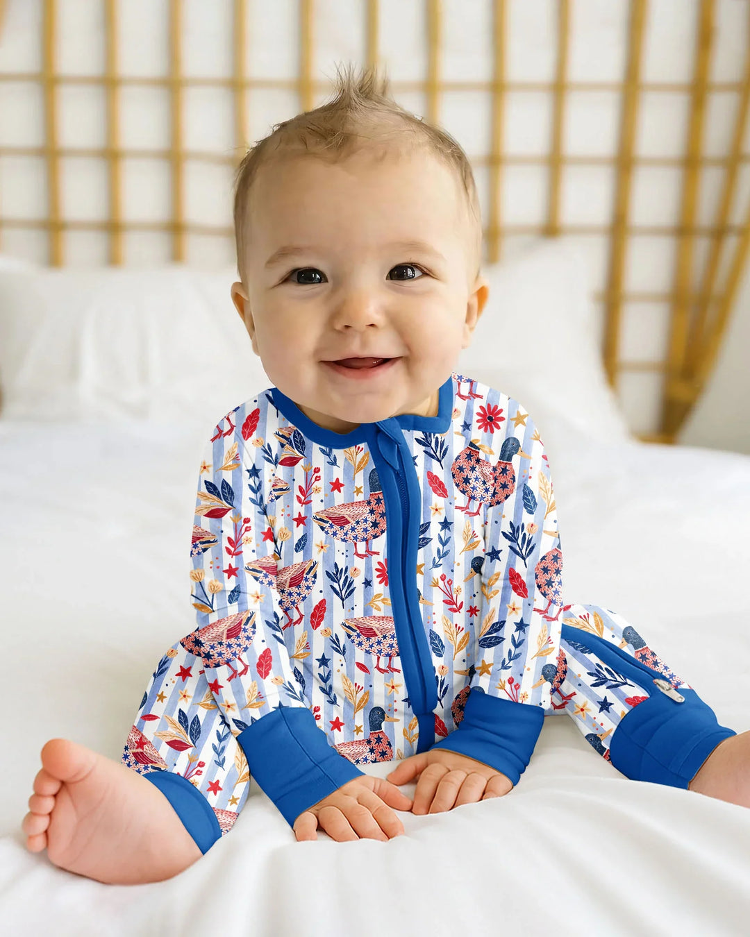 Gerippte Babykleidung mit individuellem Foto - Weich &amp; Skizzenhaft