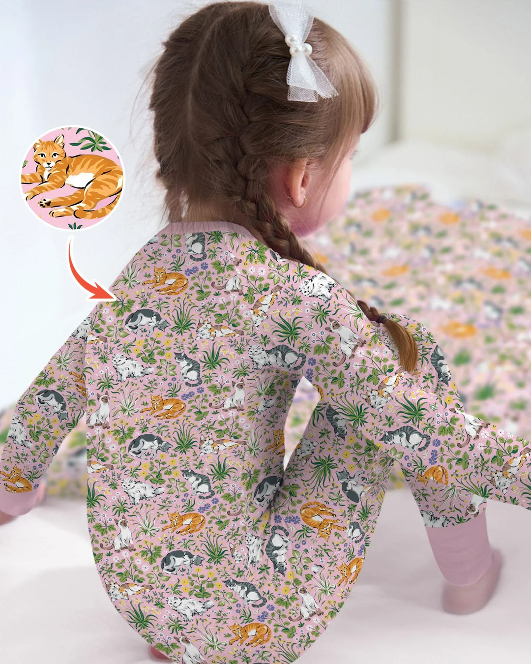Gerippte Babykleidung mit individuellem Foto - Weich &amp; Skizzenhaft
