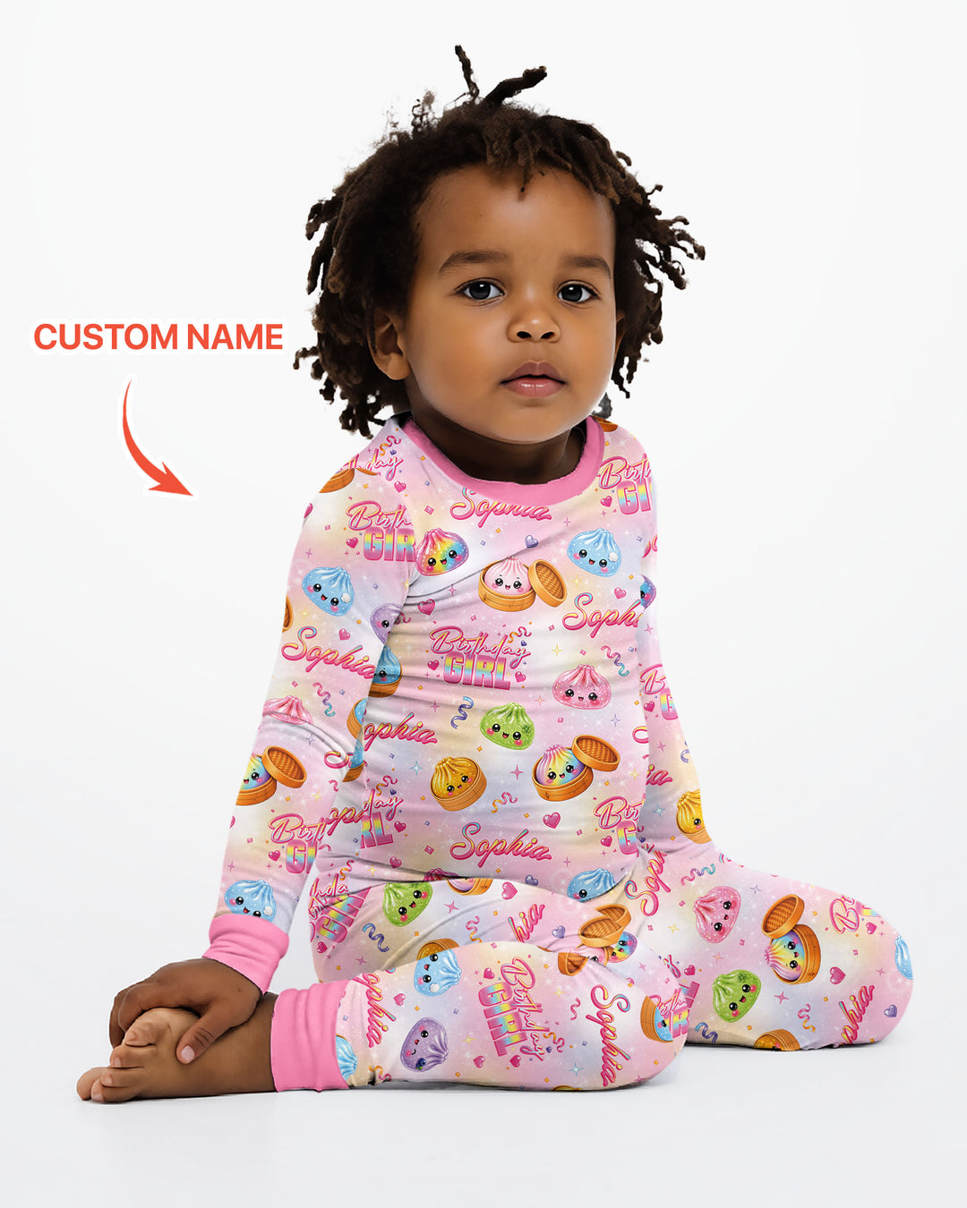 Conjunto de pijama de dos piezas de bambú con mangas largas, plantilla PERSONALIZADA