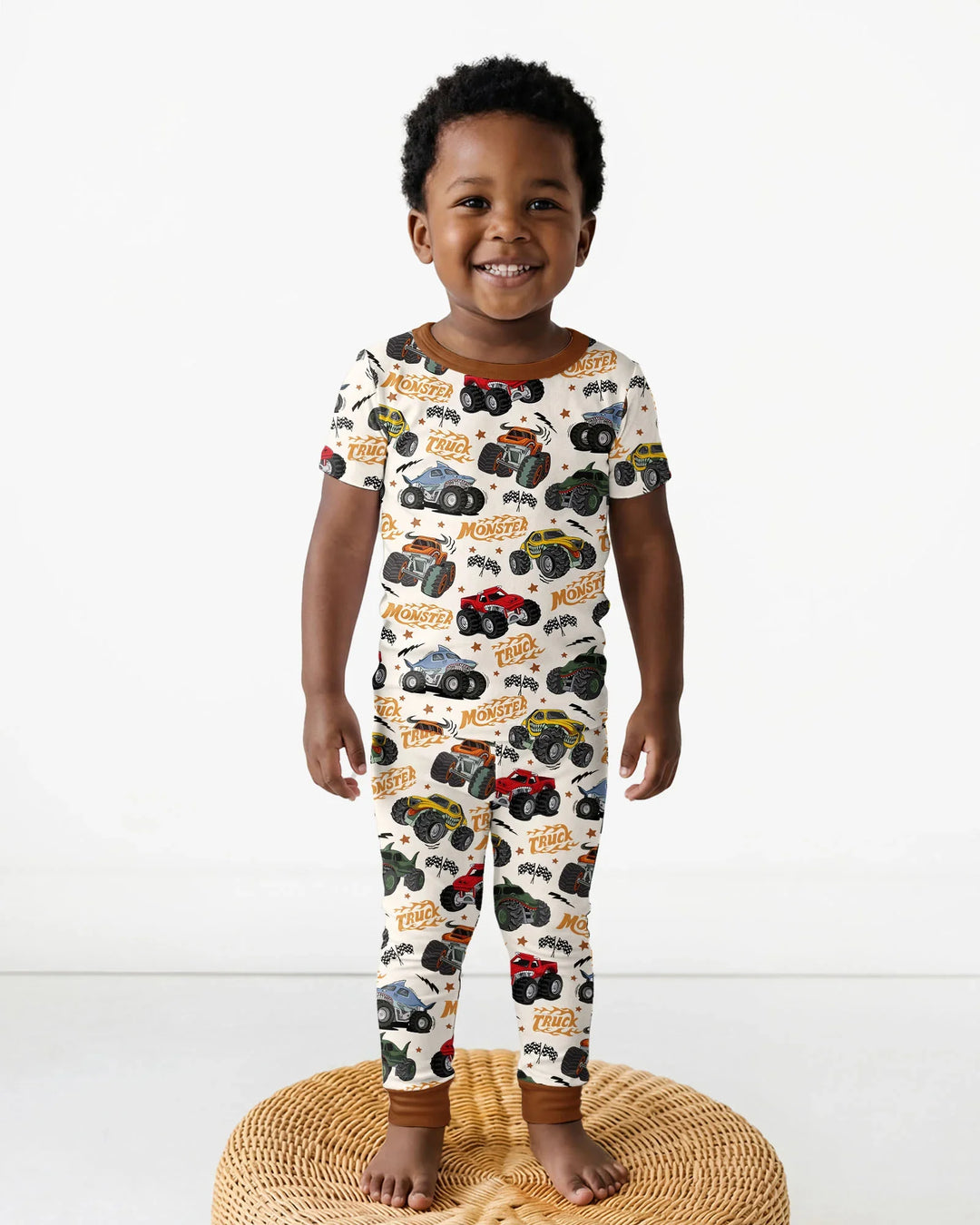 Zweiteiliges, kurzärmliges Pyjama-Set mit Marienkäfern
