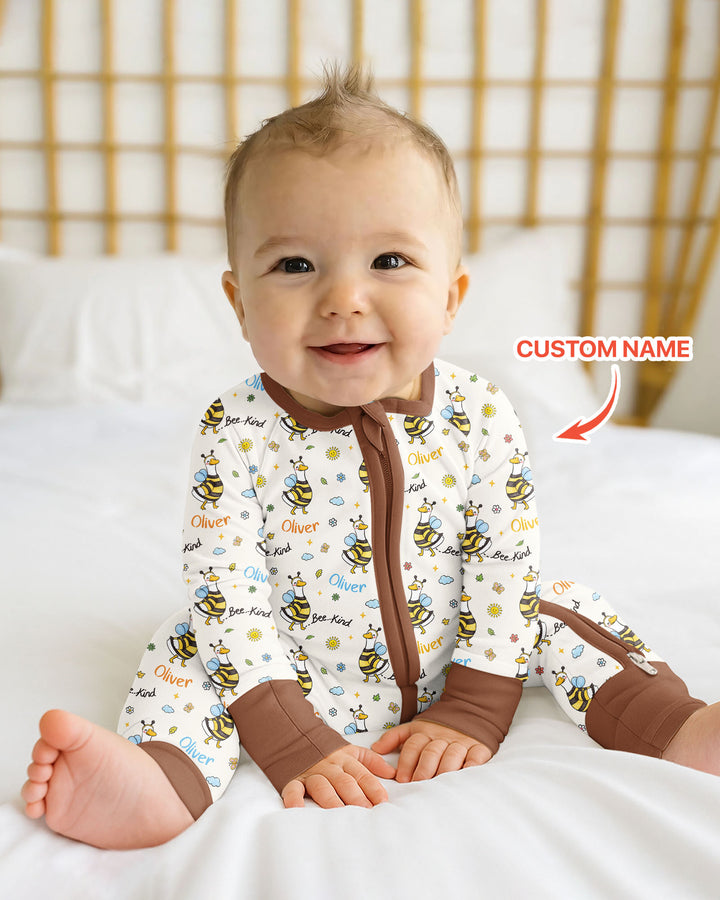 Custom Name Bee Kind The Goose Bamboo Convertible Zippy