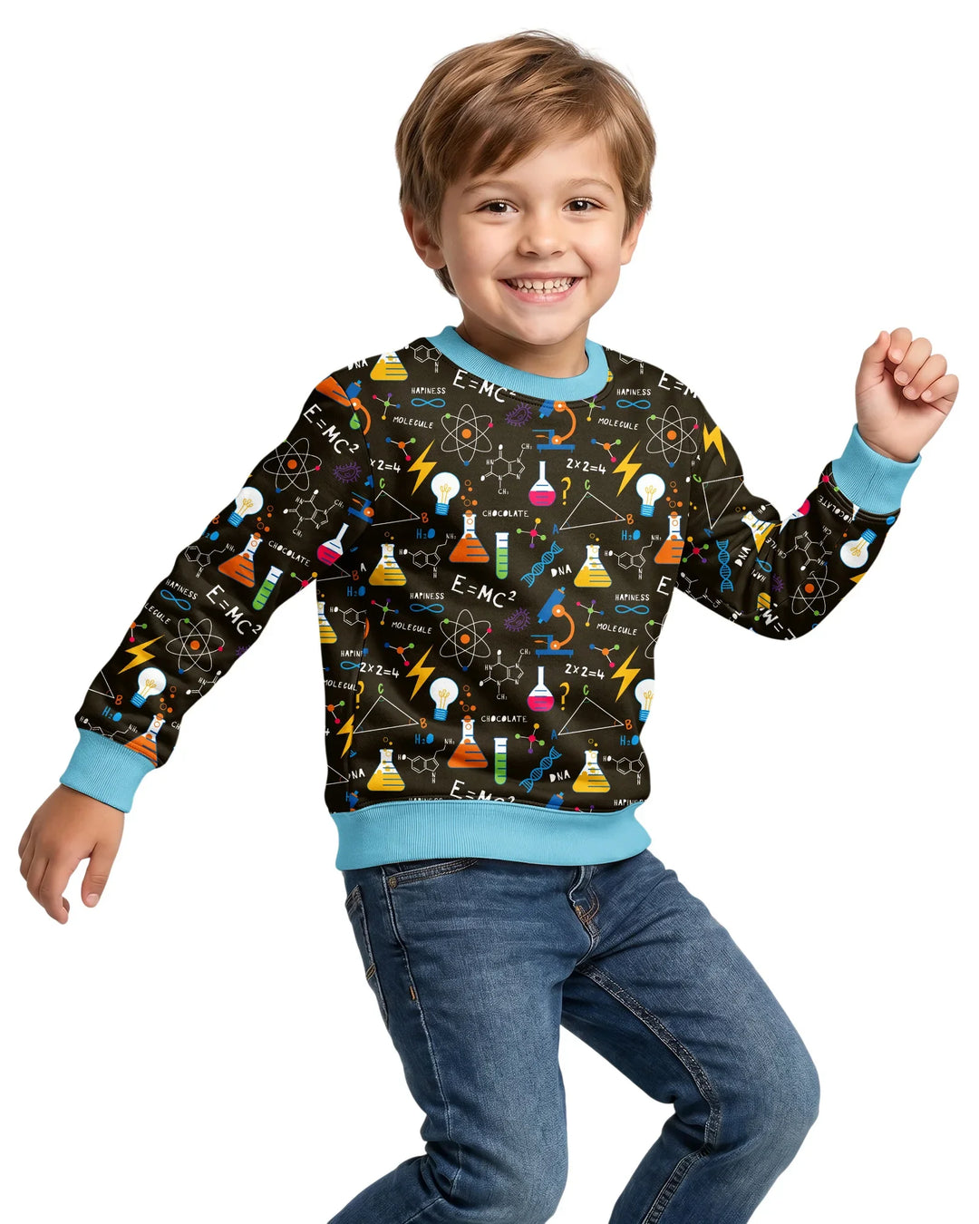 Science Explorer Family Matching Bamboo Crewneck Sweatshirt
