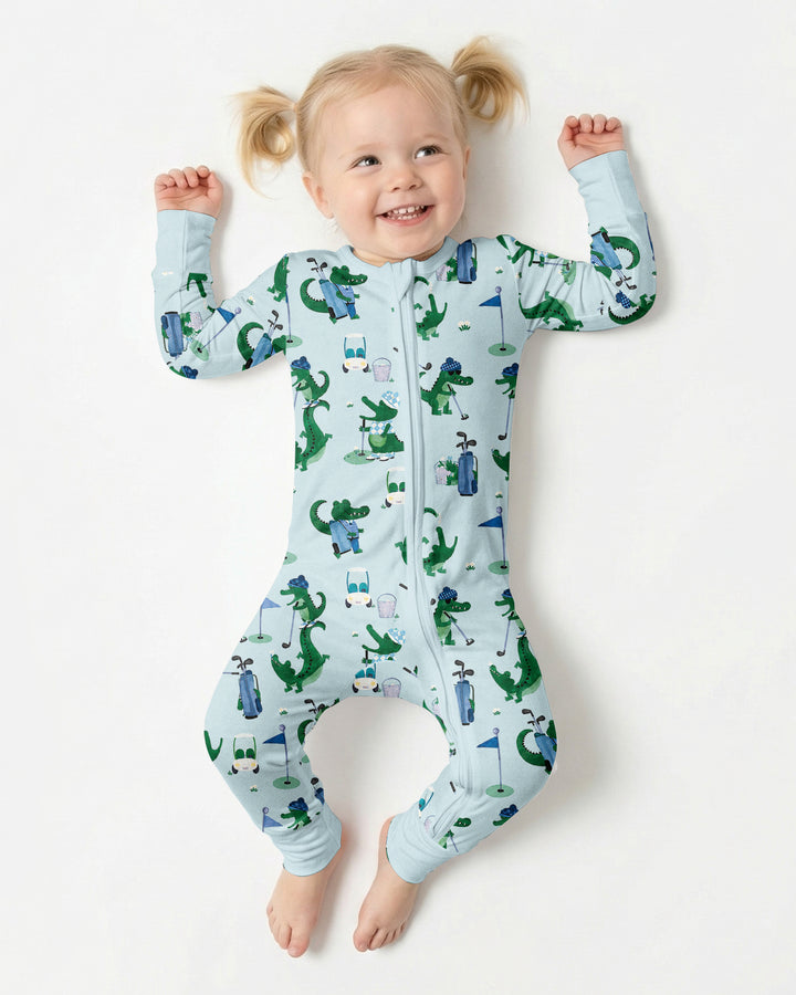 Golfing Gators Bamboo Convertible Zippy