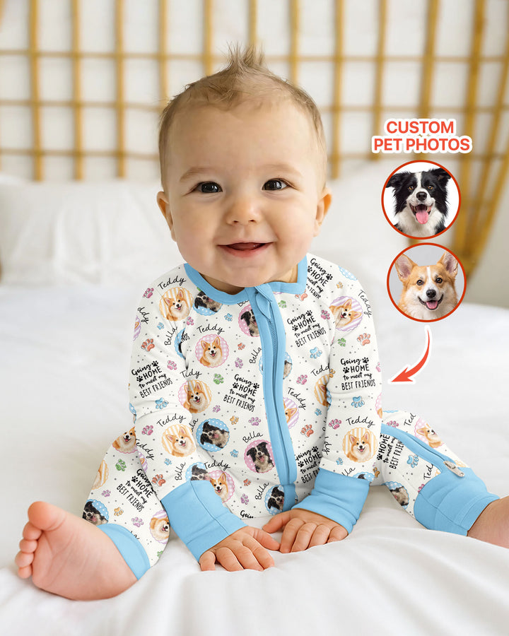 Custom Pet Photo My First Best Friend Bamboo Convertible Zippy