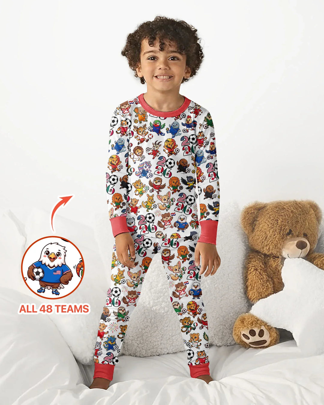 Conjunto de pijama de dos piezas de bambú de manga larga