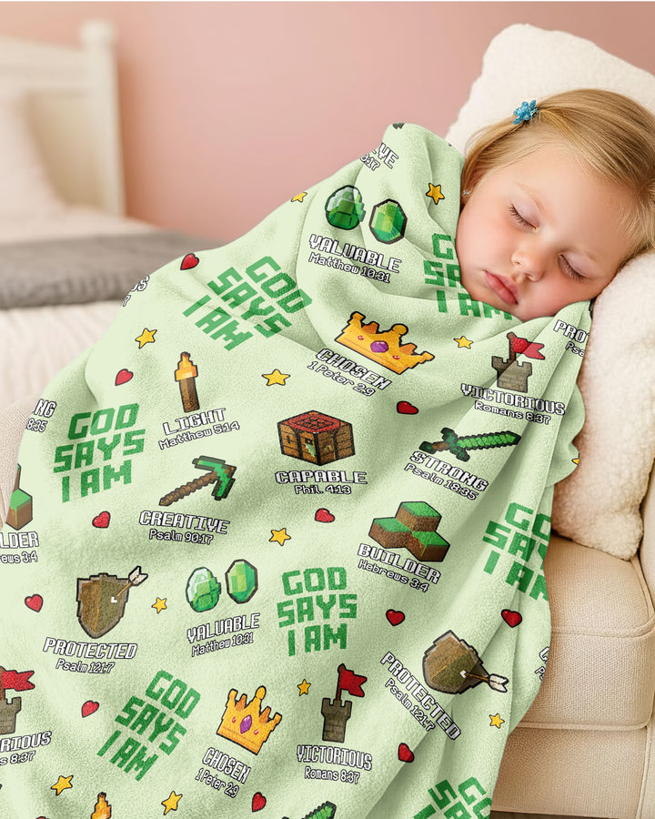 Christian Gamer Bamboo Blanket