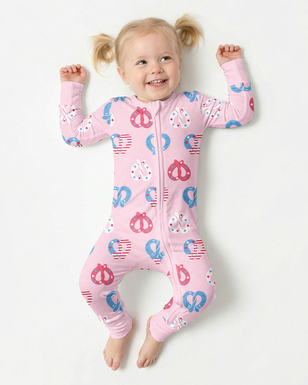 4th of July Pretzel  Bamboo Convertible Zippy