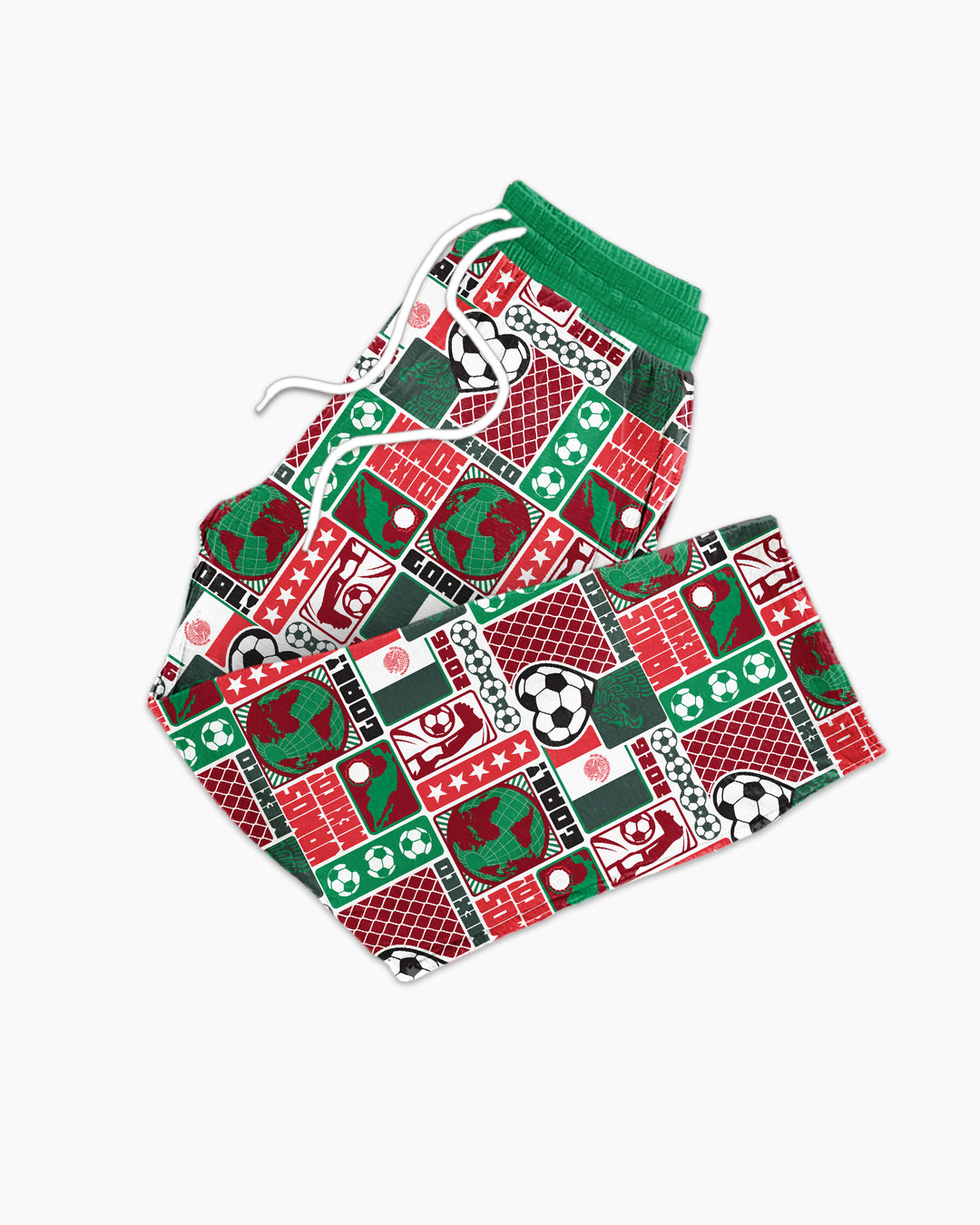 World Soccer Vamos Mexico Bamboo Men's Pajama Set