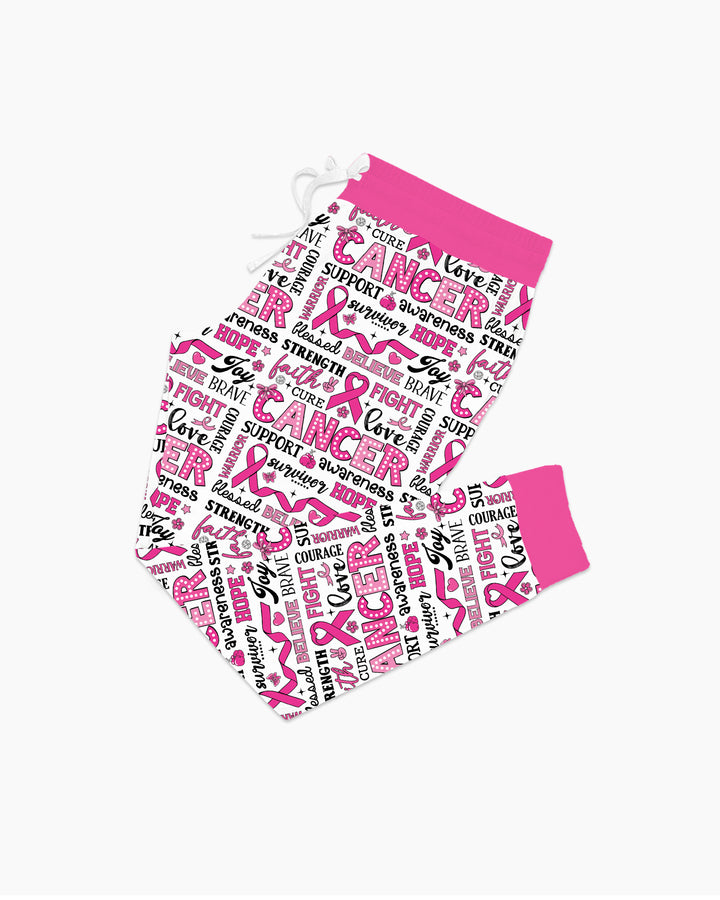 Strength in Pink Bamboo Women Pajama Set