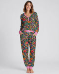 Hummingbird Paradise Bamboo Women Pajama Set