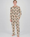 Western Christmas Cowboy Nutcracker Bamboo Men's Pajama Set