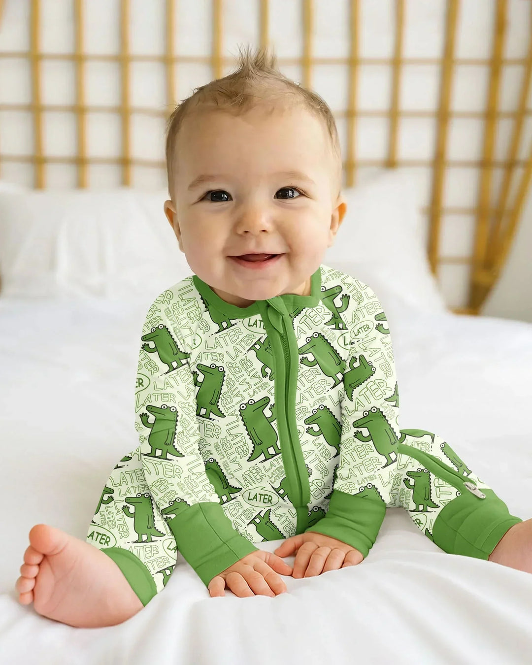 Gerippte Babykleidung mit individuellem Foto - Weich &amp; Skizzenhaft