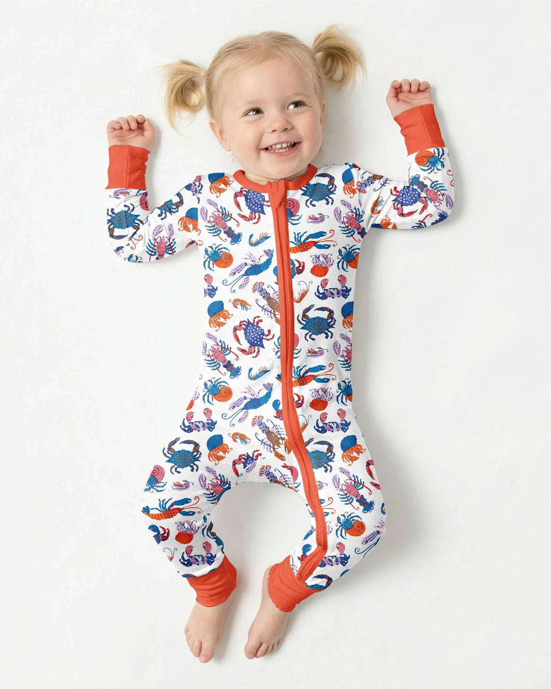 Crustacean Nation Family Matching Bamboo Convertible Zippy