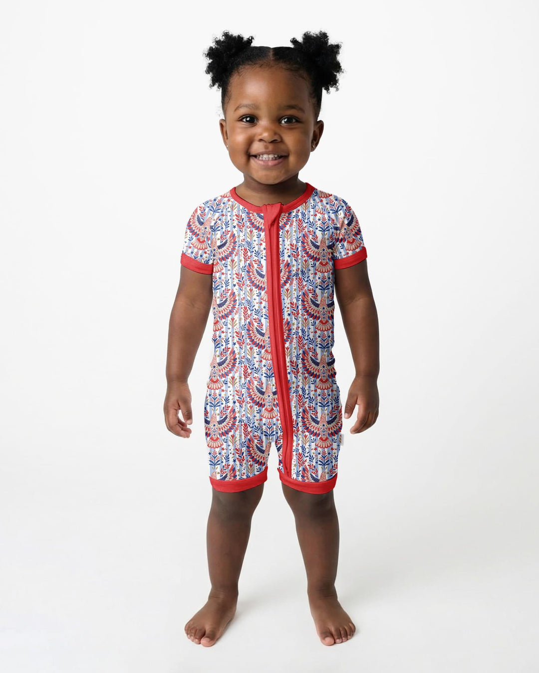 Patriotic Eagle Bamboo Shorty Zippy