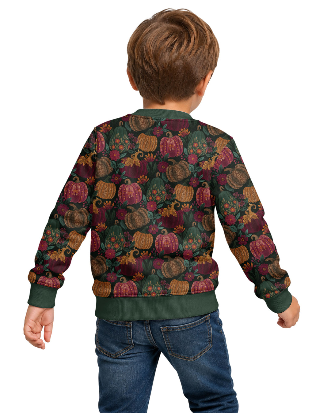 Velvet Pumpkins Bamboo Crewneck Sweatshirt