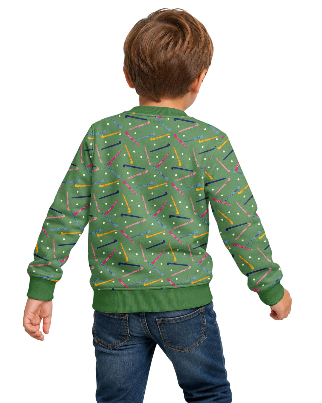 Field Hockey Fun Bamboo Crewneck Sweatshirt