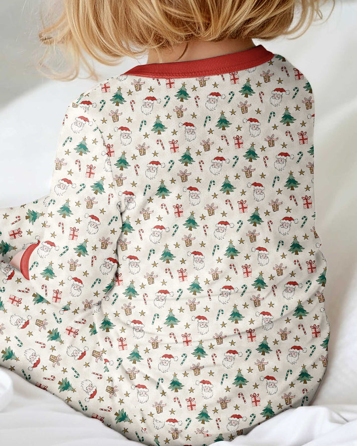 Snowy Santa Bamboo Convertible Zippy