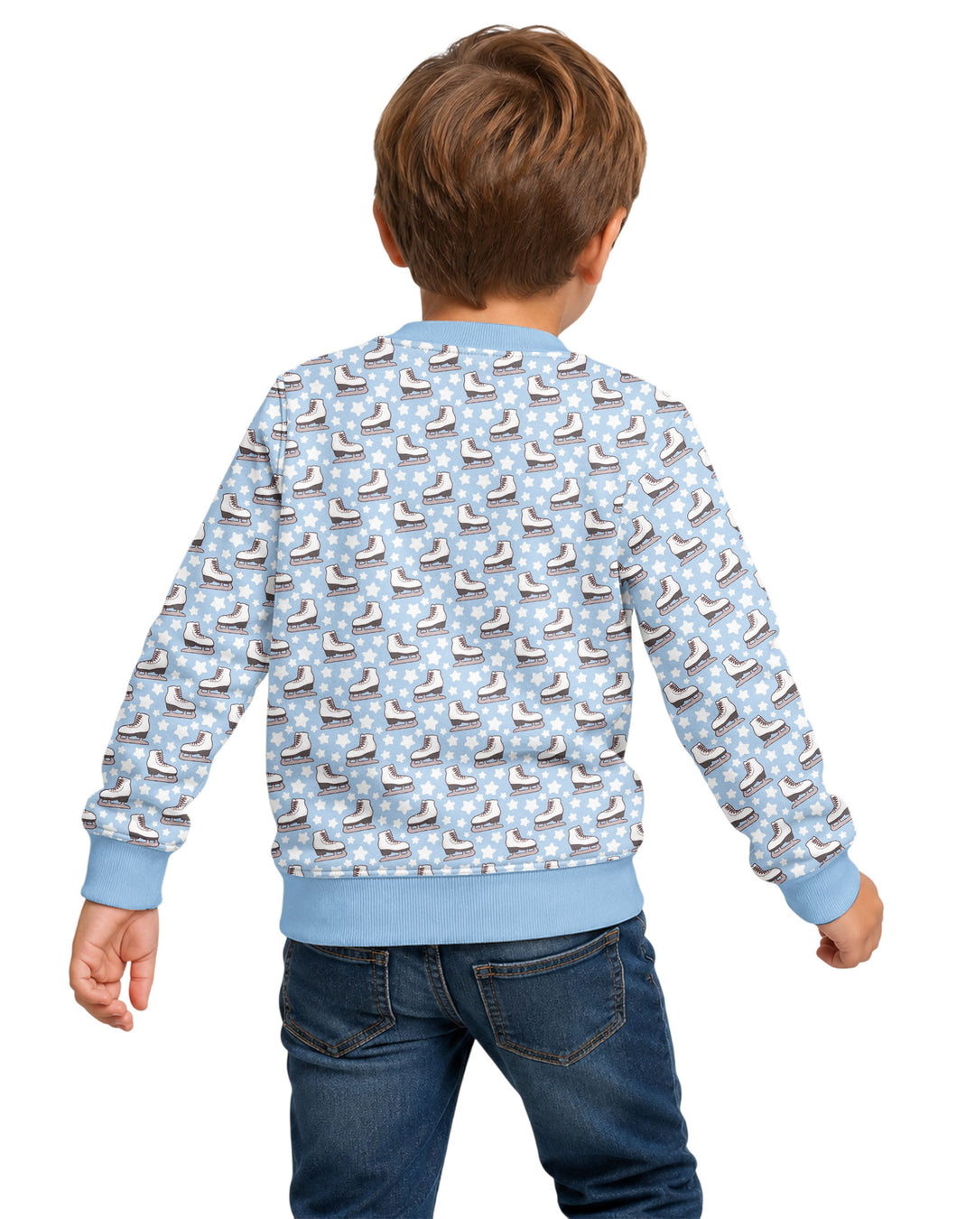 Ice Skating Bamboo Crewneck Sweatshirt