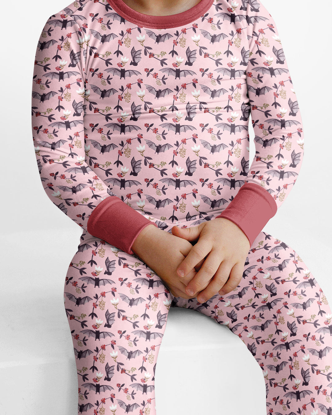 Fruit Bats Bamboo Two Piece Long Sleeve Pajama Set