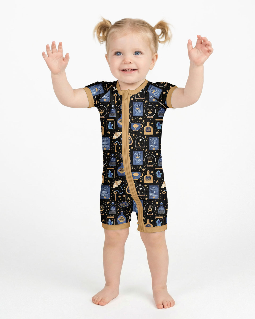Good Witch Spell books and Potions Bamboo Shorty Zippy