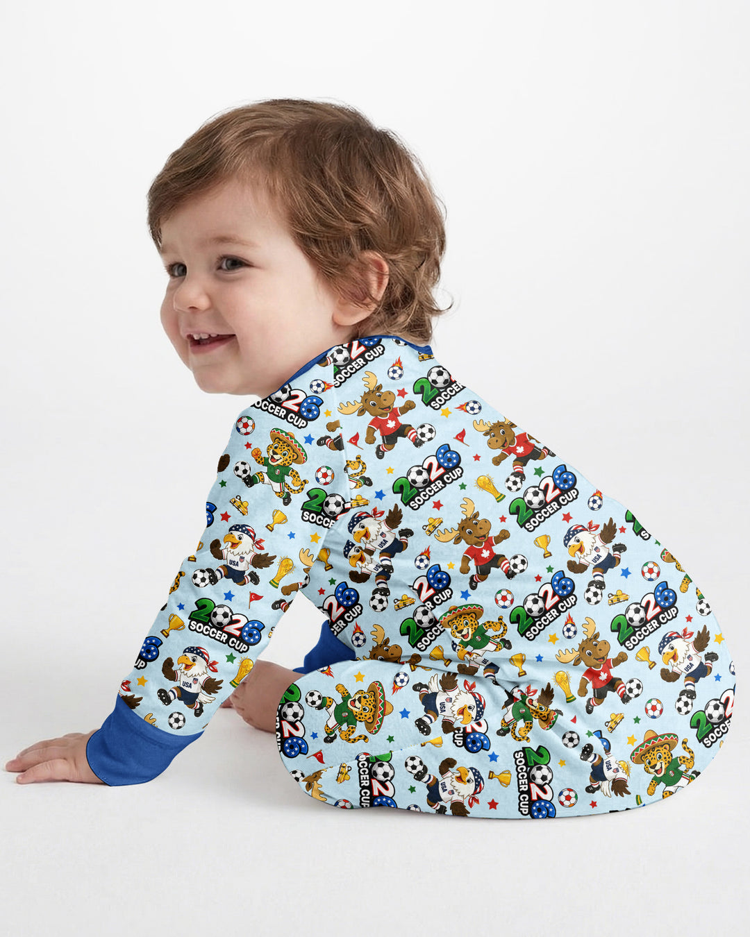 Soccer Cup Cute Mascots Bamboo Convertible Zippy