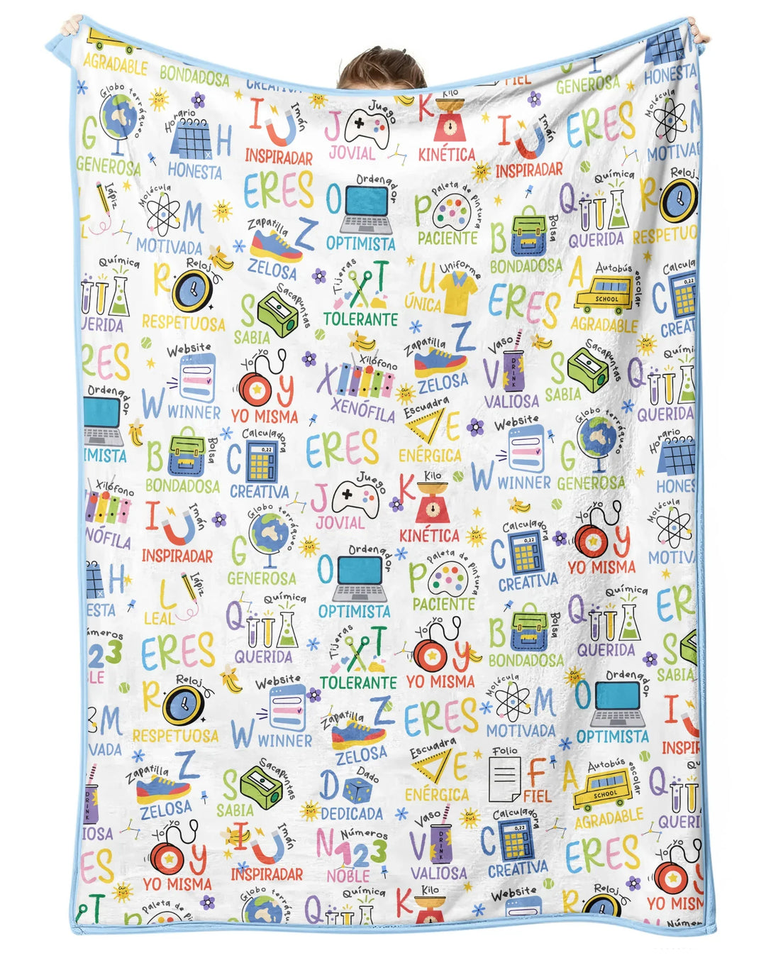 You Are Spanish Alphabet Version Bamboo Blanket