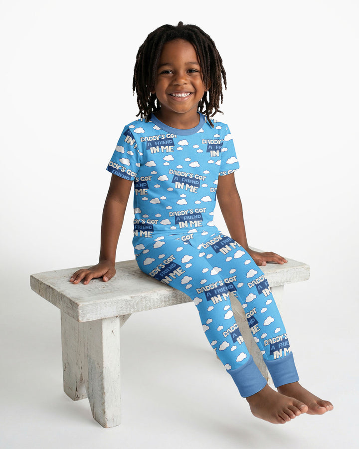 Zweiteiliges, kurzärmliges Pyjama-Set mit Marienkäfern