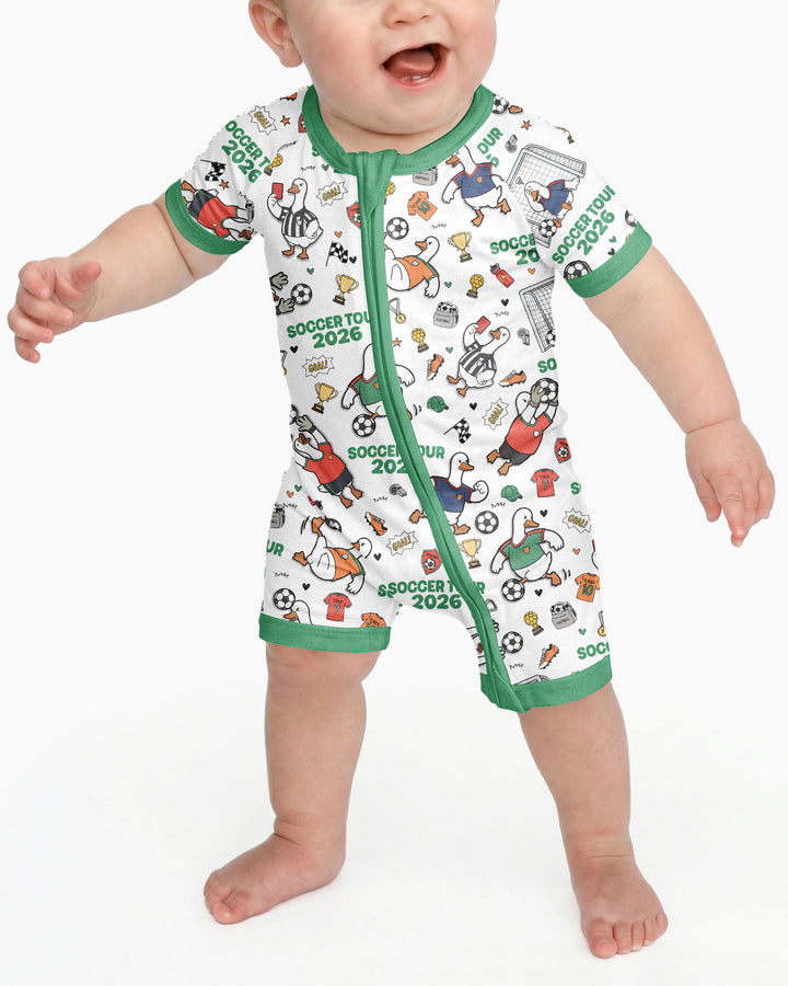 Funny Goose Soccer Tour 2026 Bamboo Shorty Zippy