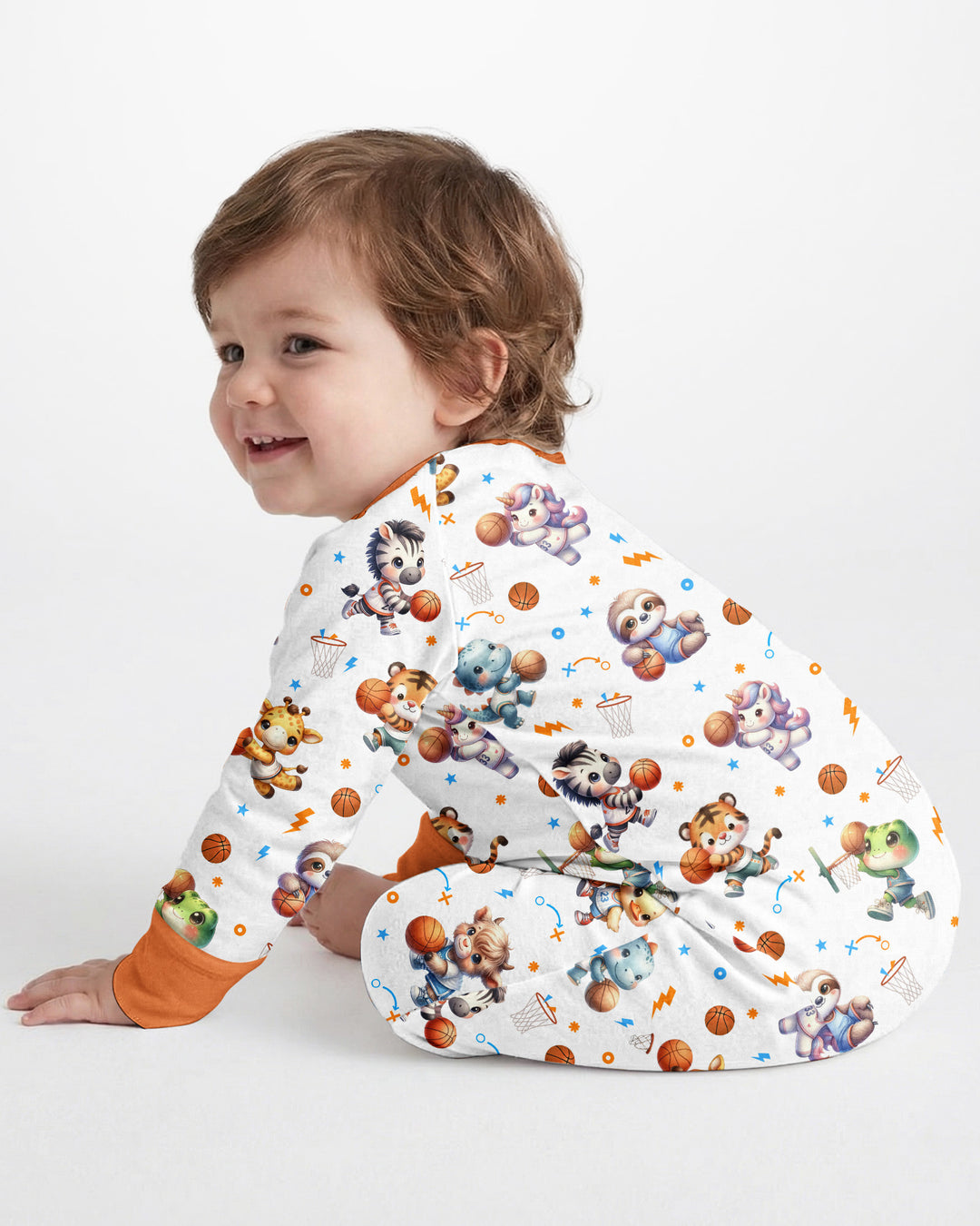 Gerippte Babykleidung mit individuellem Foto - Weich &amp; Skizzenhaft