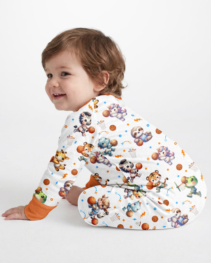 Gerippte Babykleidung mit individuellem Foto - Weich &amp; Skizzenhaft